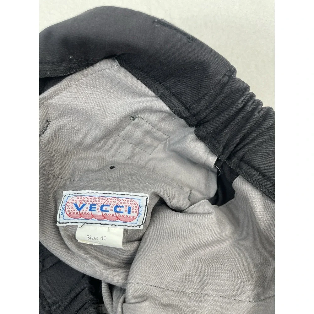 Vecci Golf Knickers Pants Knickers Mens 40 Black  Made USA Adjustable Cuff